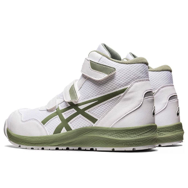 新作] アシックス 安全靴 ウィンジョブ CP216 ホワイト×ライケン