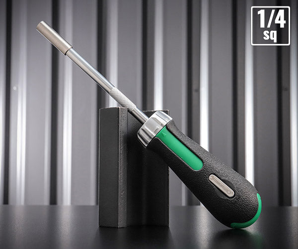 日本正規品 スタビレー ラチェット式ドライバーハンドル1/4 (4008-1