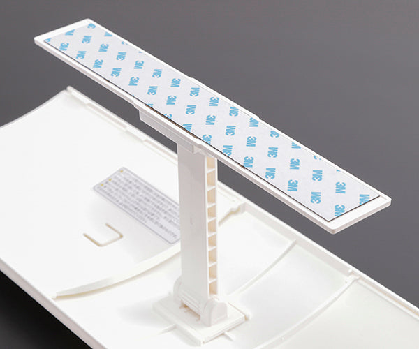 TRUSCO エアコン風よけカバー シボ加工タイプ ホワイト トラスコ