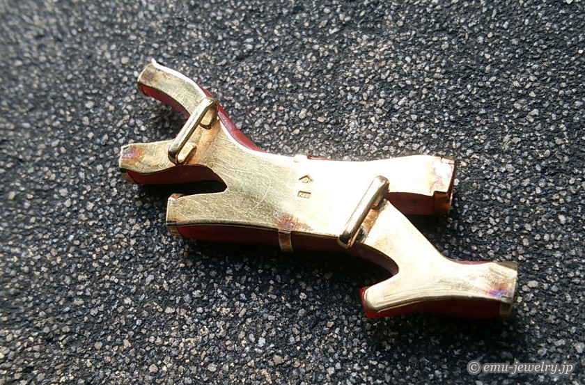 帯留めをブローチにリメイクしました | OGABLO-1969design studio Emu