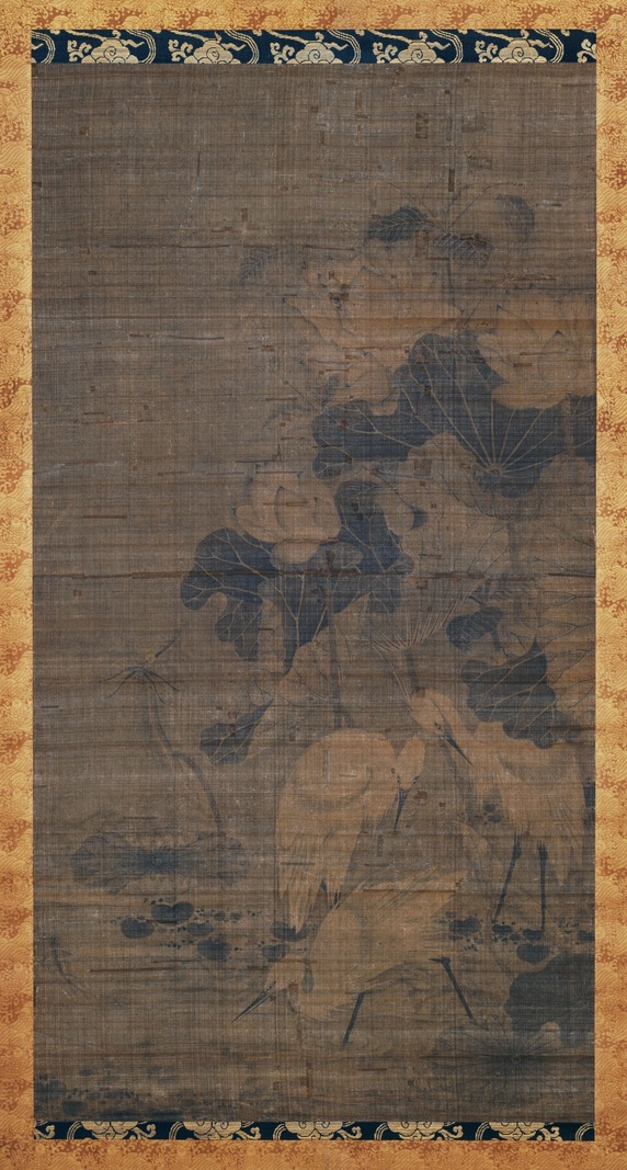 e国宝 - 蓮池白鷺図