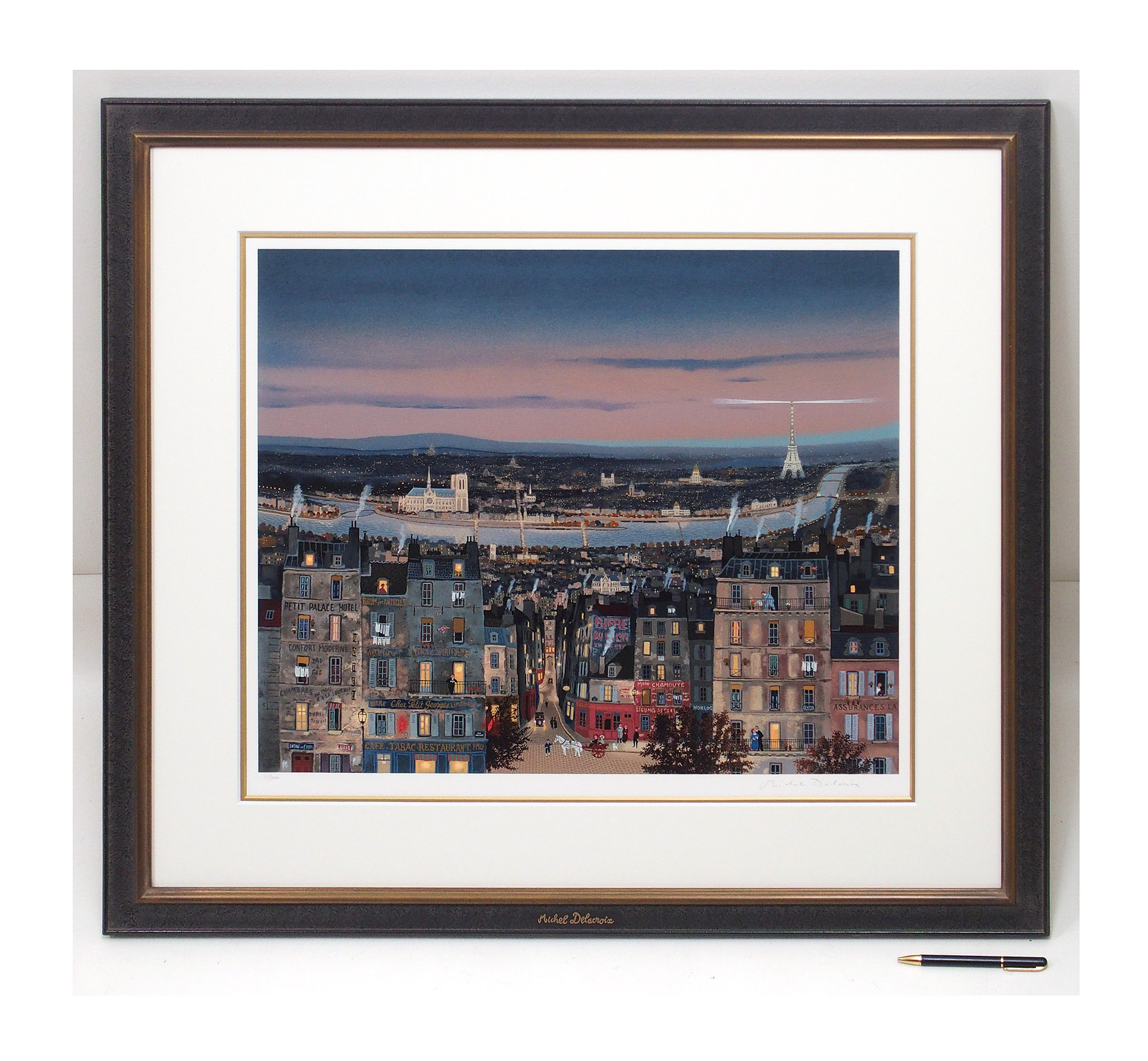 夜の左岸（ミッシェル・ドラクロワ）ならアンシャンテオークション