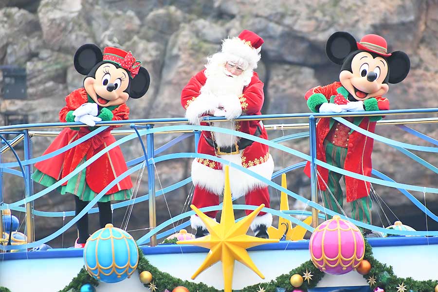 東京ディズニーリゾート、バラエティー豊かなクリスマス演出 5年ぶりに