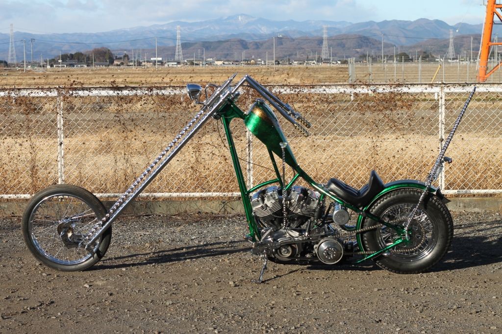 ☆ハーレーダビッドソン：75年ショベル・ロングチョッパー☆オーダー