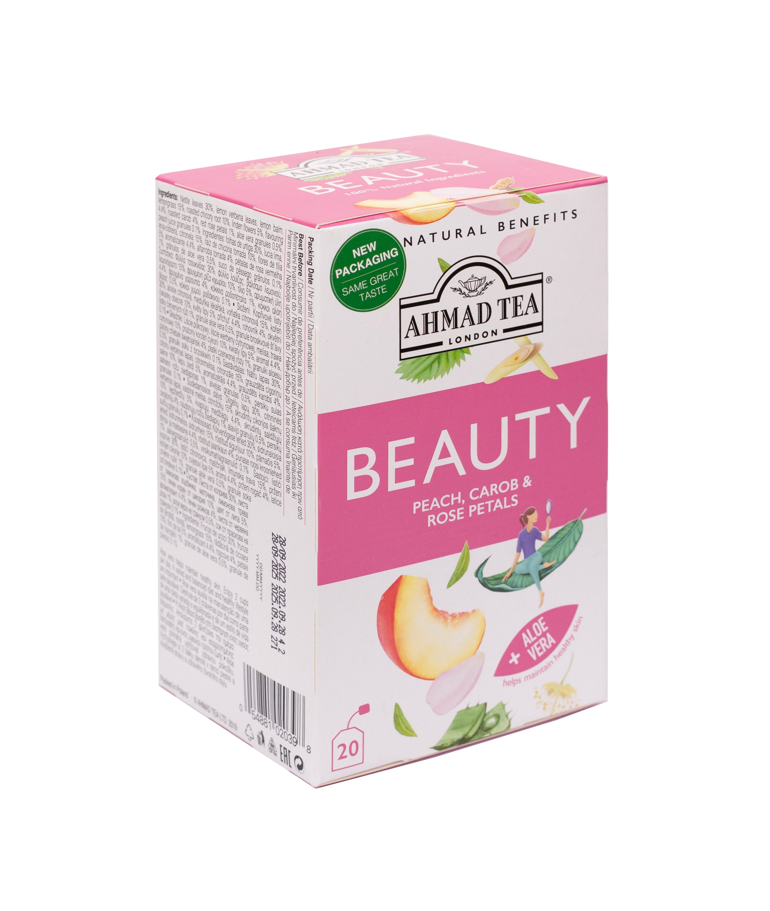 Ahmad Beauty Herbal Infusion 20 foil tea bags – Enjoy Better