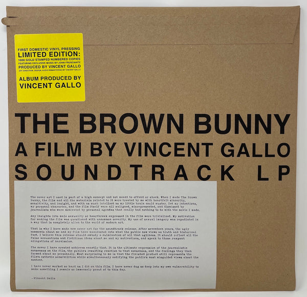 The Brown Bunny Motion Picture Soundtrack (Distro Title) | Enjoy