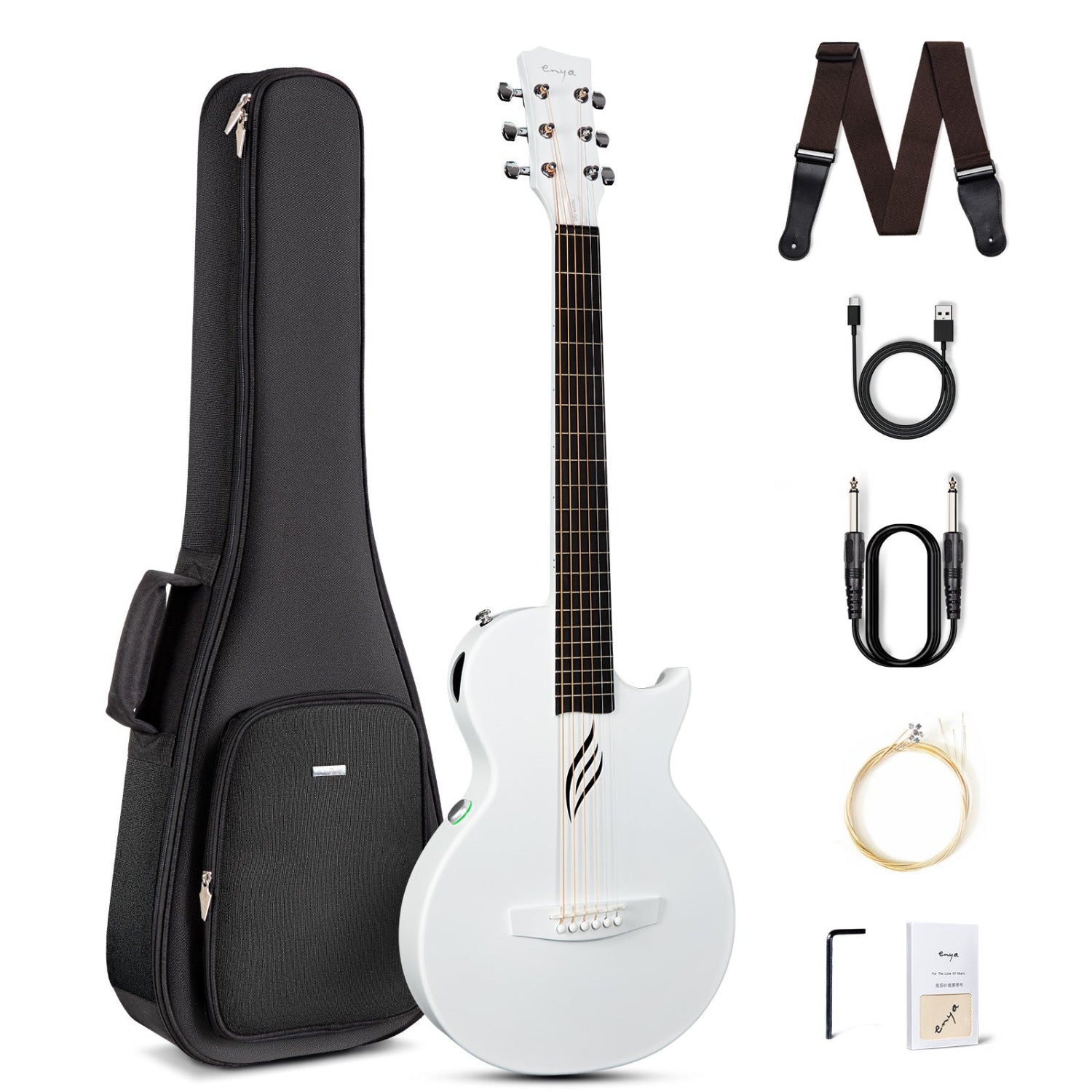 Nova Go Sp1: Carbon Fiber Electric Acoustic Travel Guitar