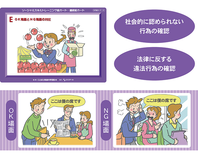 株式会社エスコアール ＞ 製品情報 ＞ ソーシャルスキルトレーニング絵