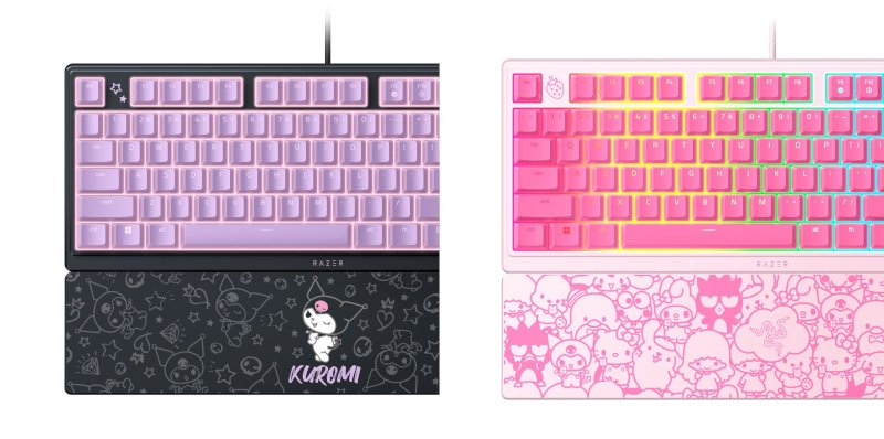 ハローキティフレンズ＆クロミ仕様の2種 Razerがサンリオコラボの