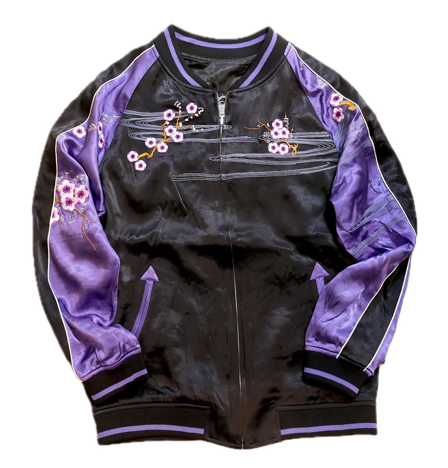 LIN (リン）浮世絵スカジャン [ 鳳凰 ] 総刺繍 リバーシブル AL-75624