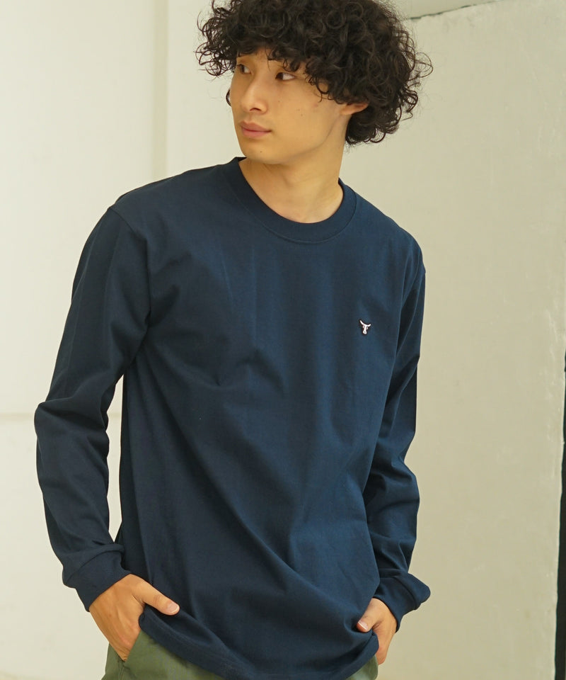 BEEFY ワンポイント ロング Tシャツ ロンT ビーフィー HANES ヘインズ