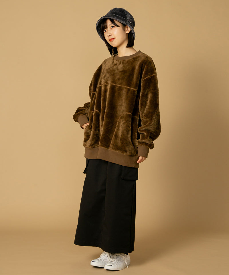 ボア ボンディング ビッグシルエット トレーナー スウェット JEMORGAN