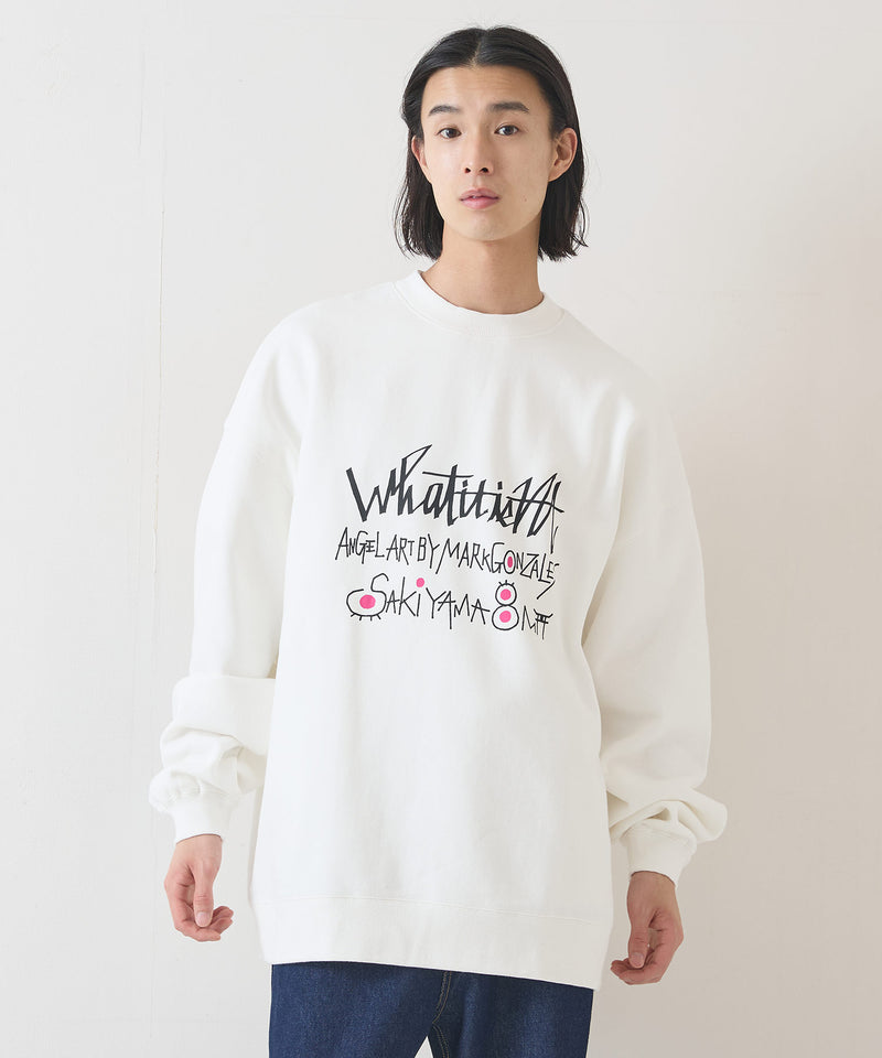 SAKIYAMA コラボ BIG トレーナー What it isNt ワットイットイズント