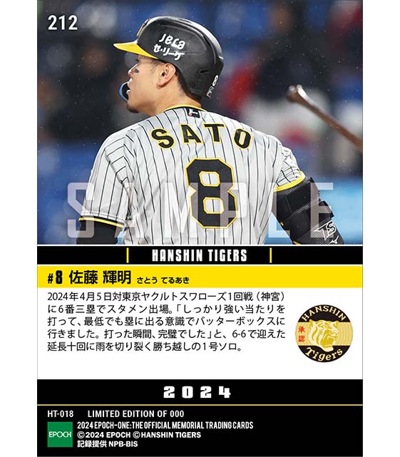 エポック社の公式オンラインショップです。【佐藤輝明】雨を切り裂く