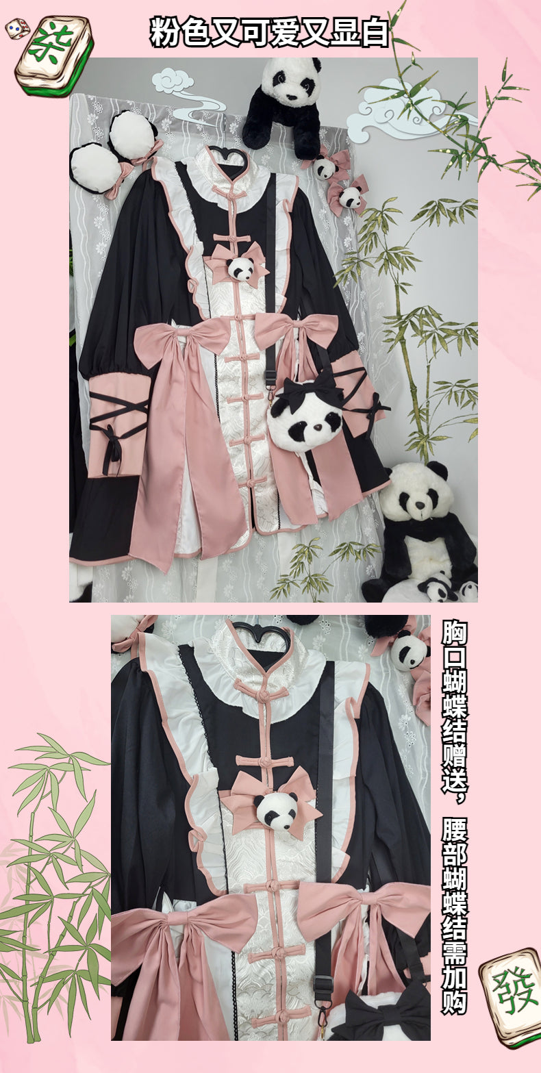 チャイナパンダ ロング袖ワンピース【Magic Beans】 – Epetice