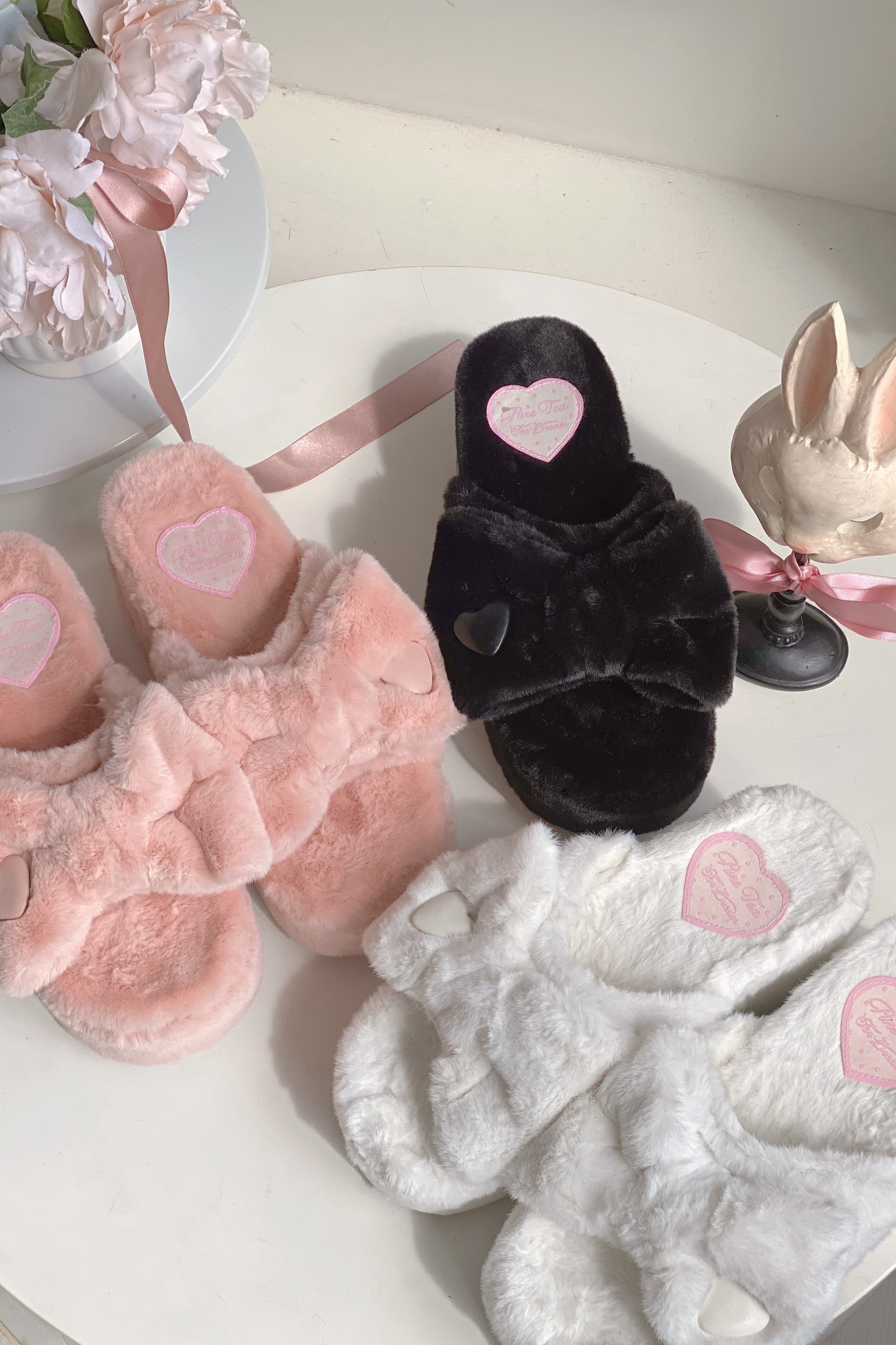 Souffle 厚底ファーサンダル【Pure tea for dream】 – Epetice