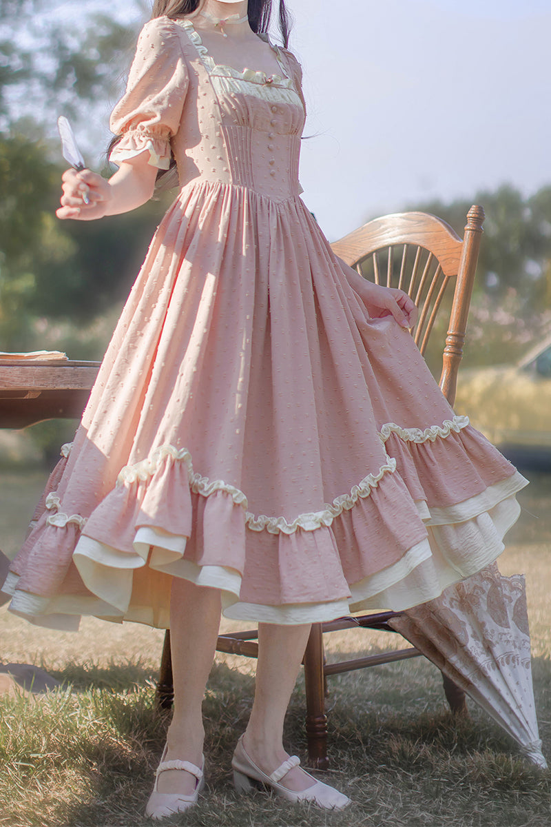 Rila エプロン付きワンピース【胡桃木JK】 – Epetice