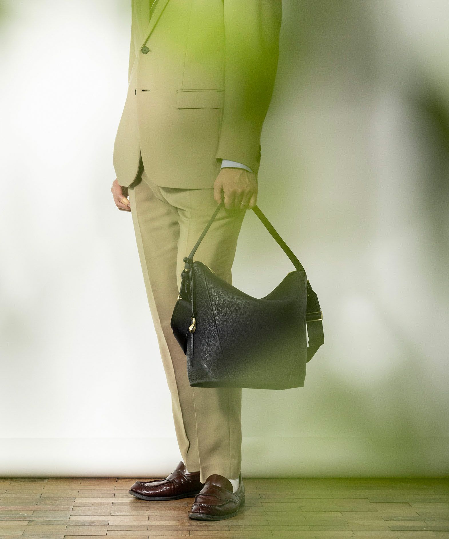 シュリンク 2Wayショルダーバッグ《Union》 - Black - | ETiAM