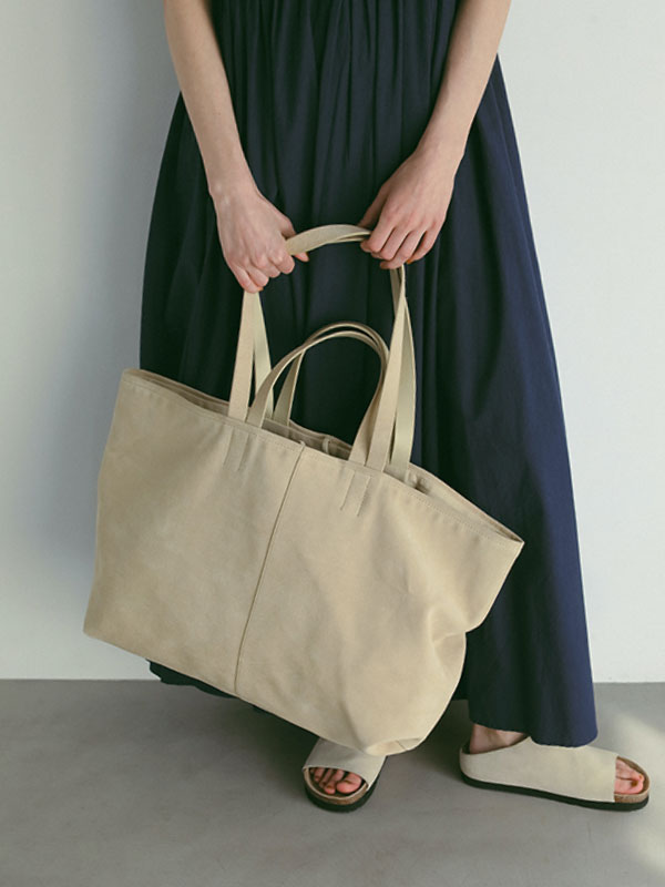 スウェードビッグトートバッグ(F BEIGE): グッズ │ ETRE TOKYO