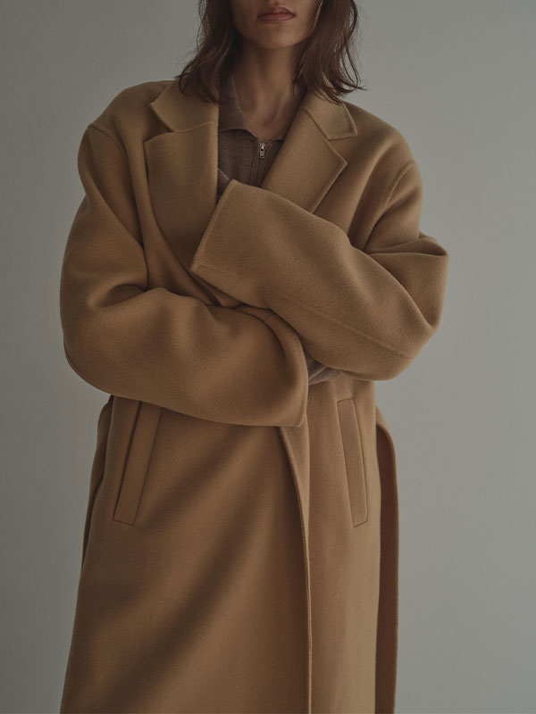 メルトンロングリバーコート(S NAVY): アウター │ ETRE TOKYO