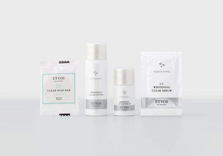 ホワイトニングクリアライン ファーストキット｜ミネラルメイクの