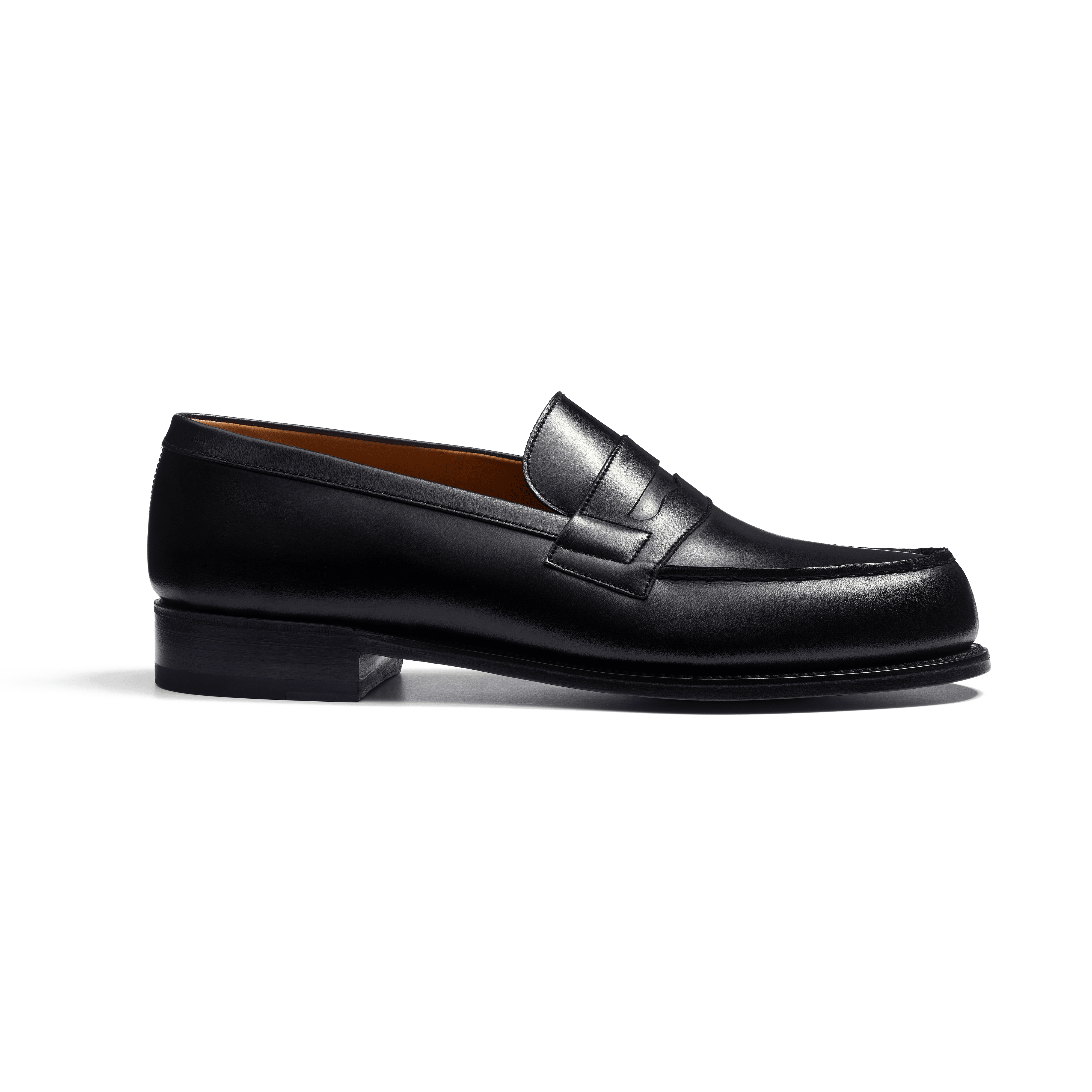 Men's Black Leather 180 Loafer – J.M. Weston