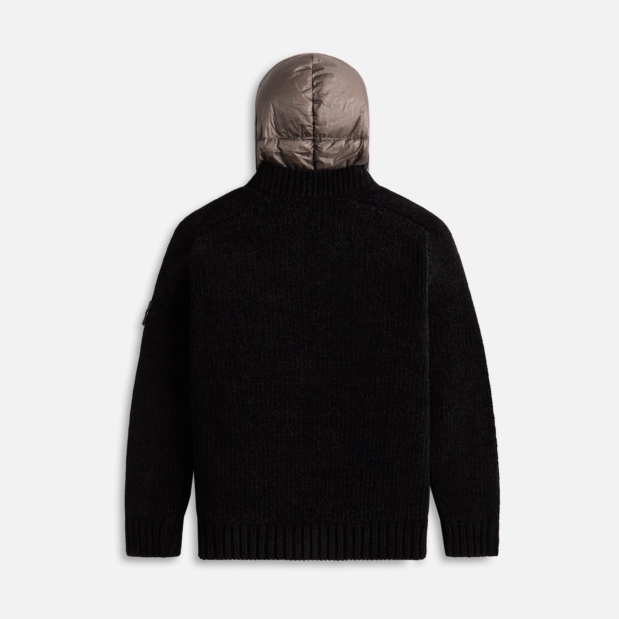 Stone Island Zip Knit Hooded Jacket - Black – Kith Europe