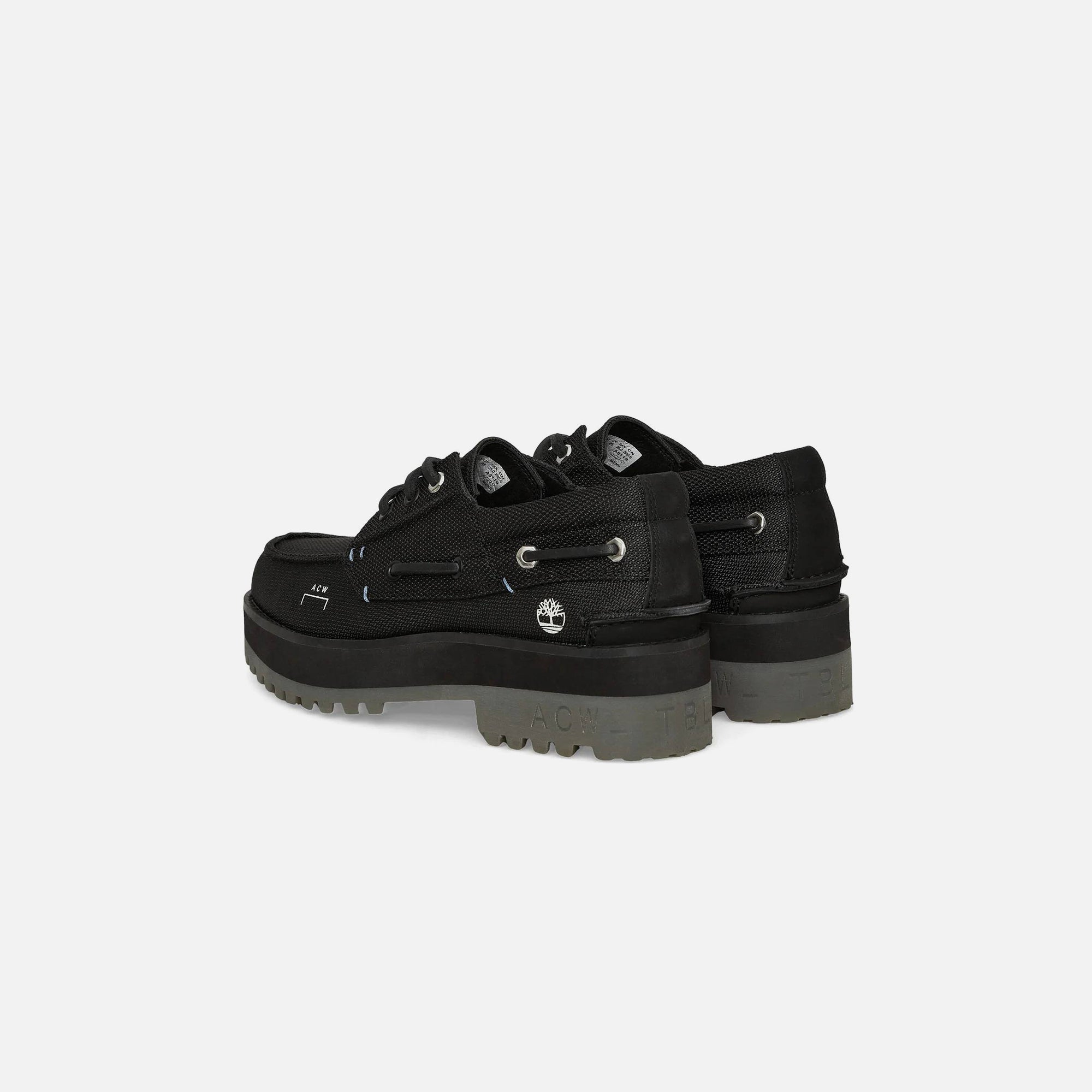 Timberland x A-Cold-Wall* Mens 3 Eye Lug Boat Shoe - Black – Kith