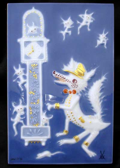 ユーロクラシクス｜マイセン 小型陶板画 プラーク アラビアンナイト