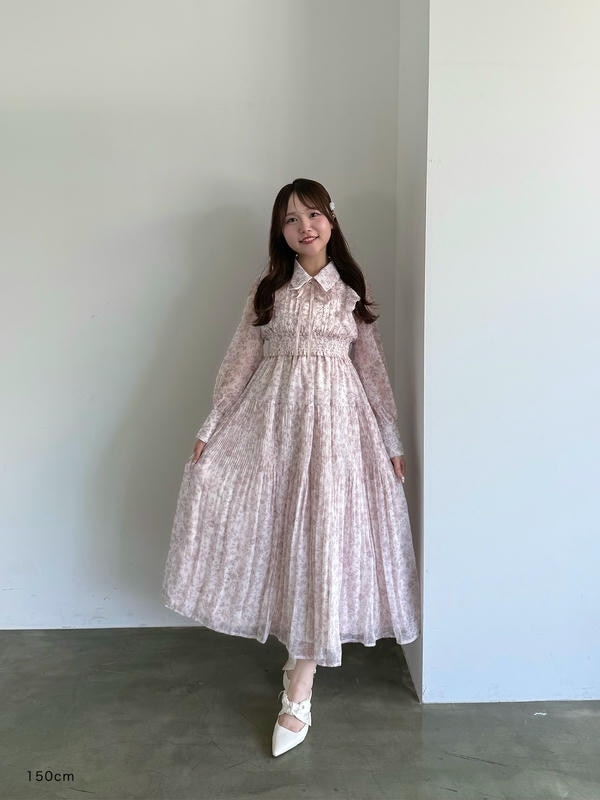 タックフリル襟ワンピース｜evelyn（エブリン）公式通販サイト