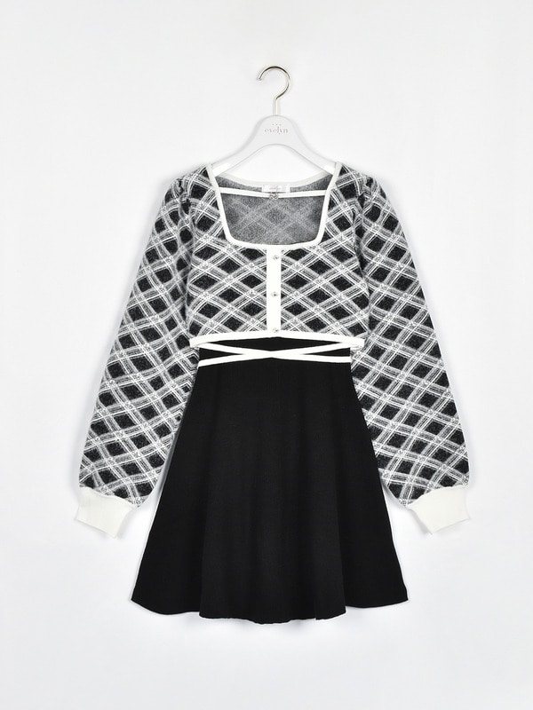 シャギーボレロフレアニットワンピース｜evelyn（エブリン）公式通販サイト