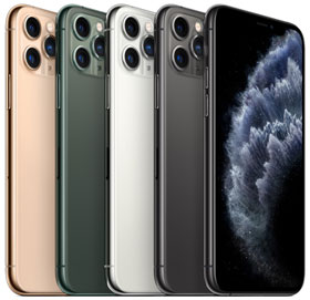 iPhone 11 Pro (Global/A2215) 64, 256, 512 GB Specs (A2215*, MWC52B