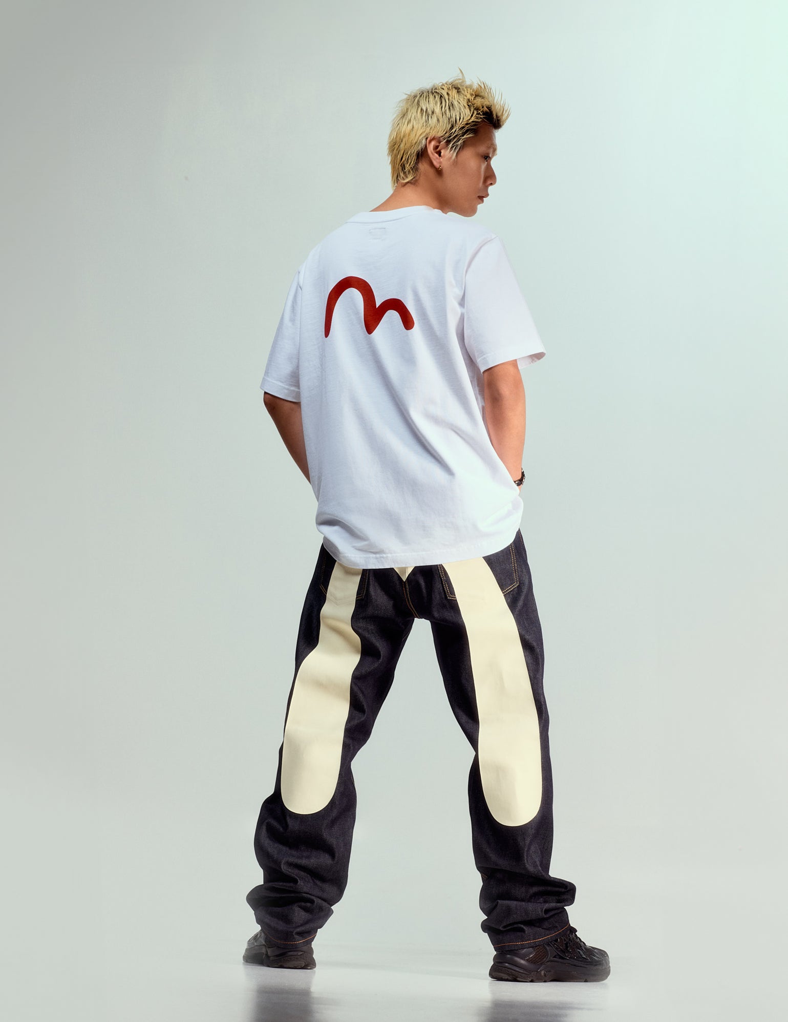 ダイコックプリントバギージーンズ #2000 – EVISU