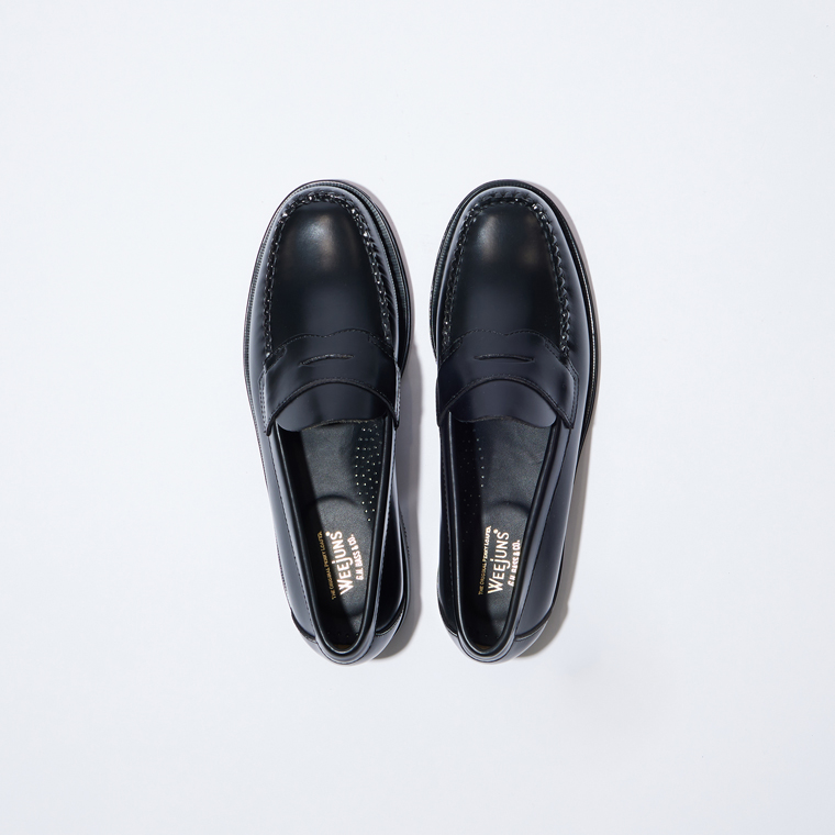 G.H.BASS (G.H.バス) LOGAN - BLACK ローガン メンズ ペニーローファー