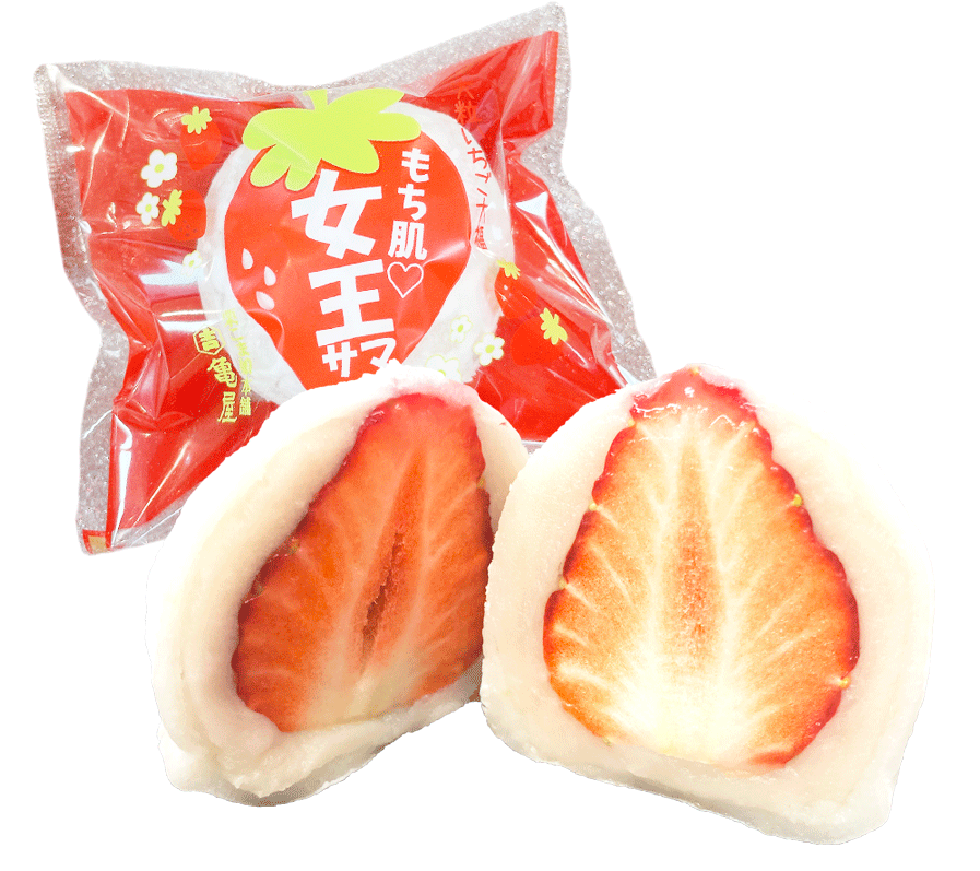 いちご大福｜栗こま娘本舗亀屋ホームページ