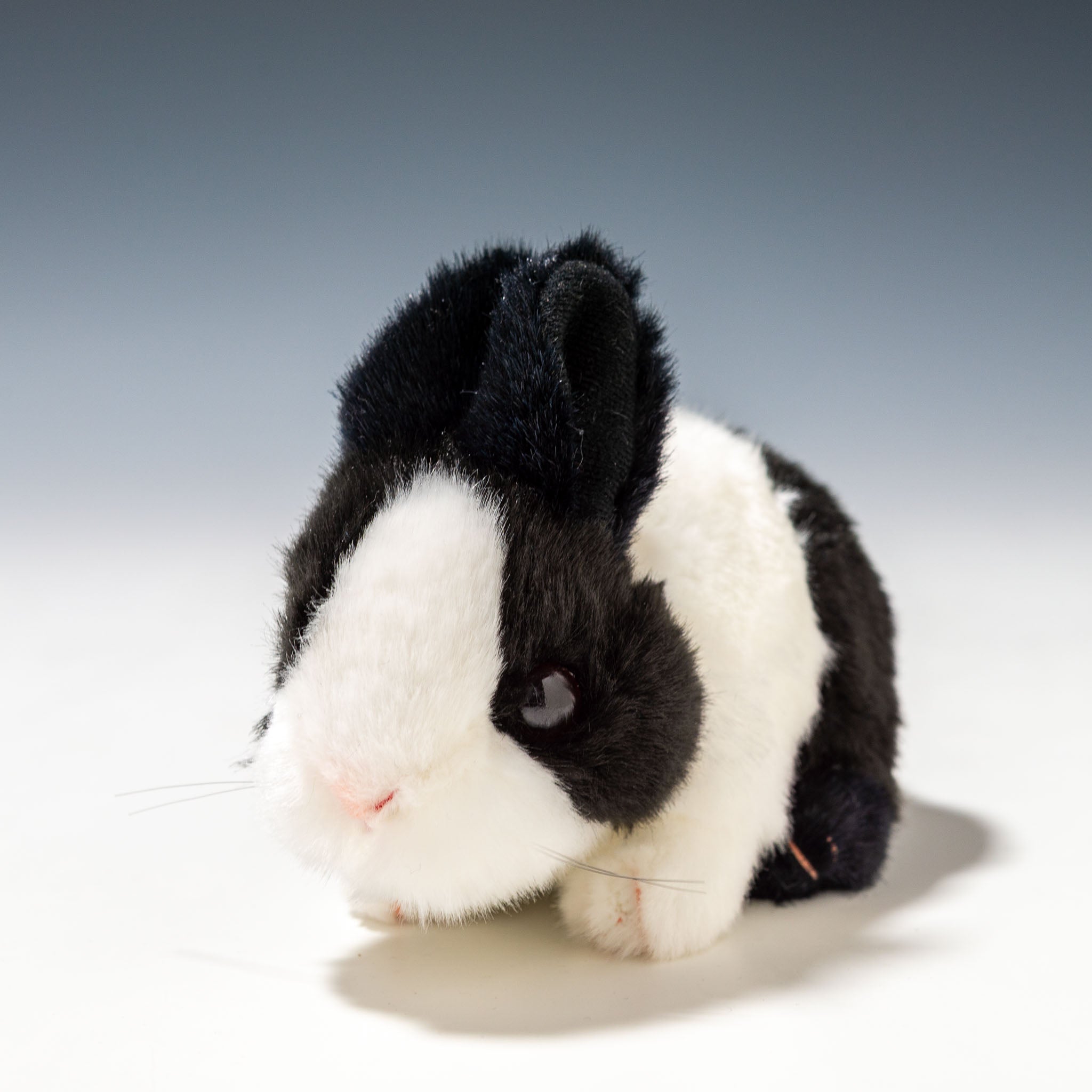 吉徳 ぬいぐるみ りくのなかまたち ウサギ ブラック 180504