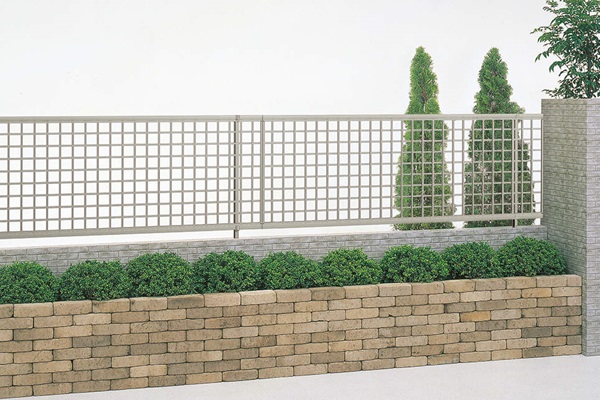 四国化成 アルミフェンス クレディフェンスHG3型 格子境界フェンス