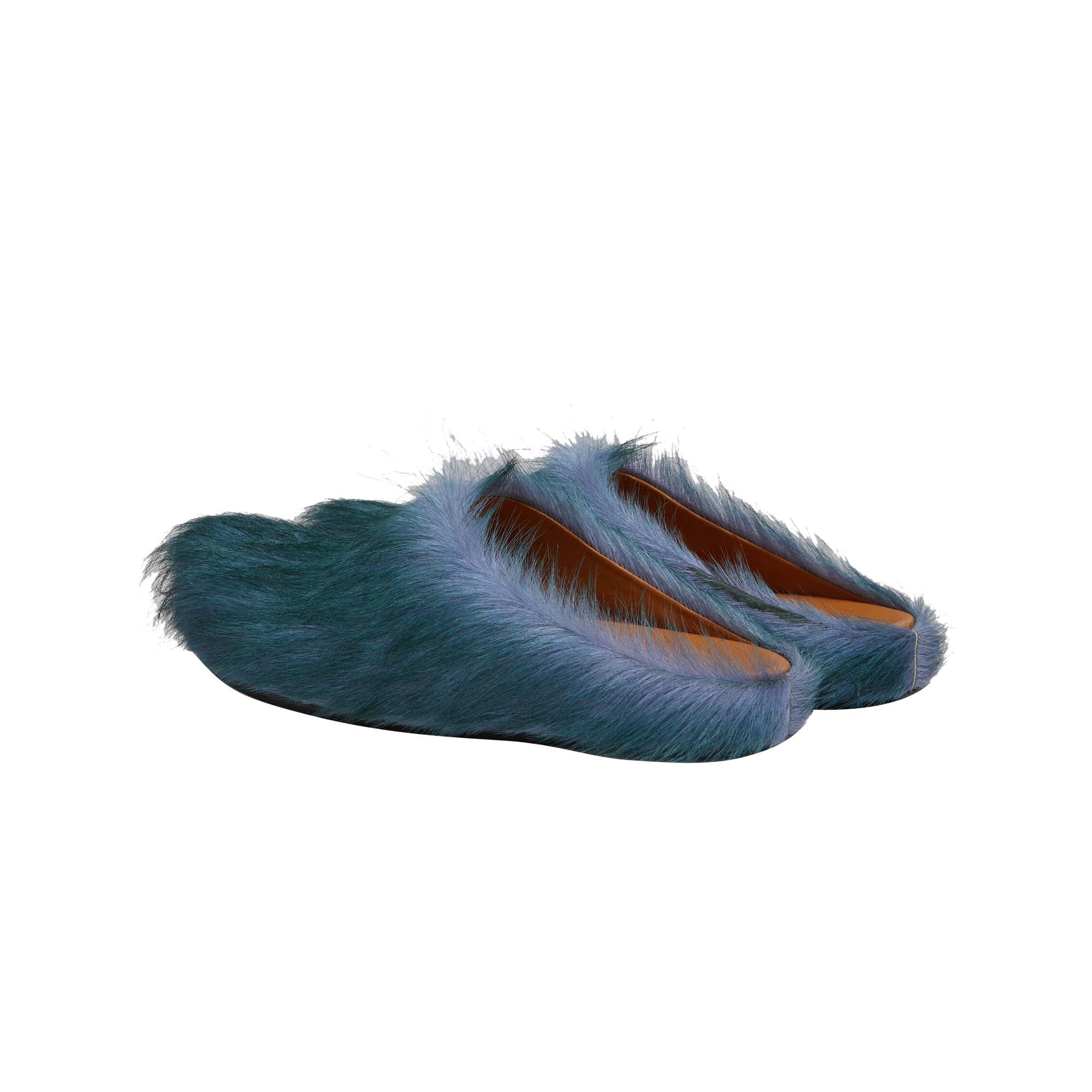 Marni Womens Long Hair Fussbett Sabot Mule – Extra Butter