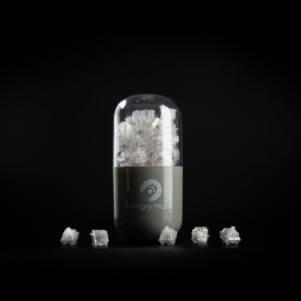 Angry Miao Icy Silver Pro V2 Switches (90pcs) | EZPC