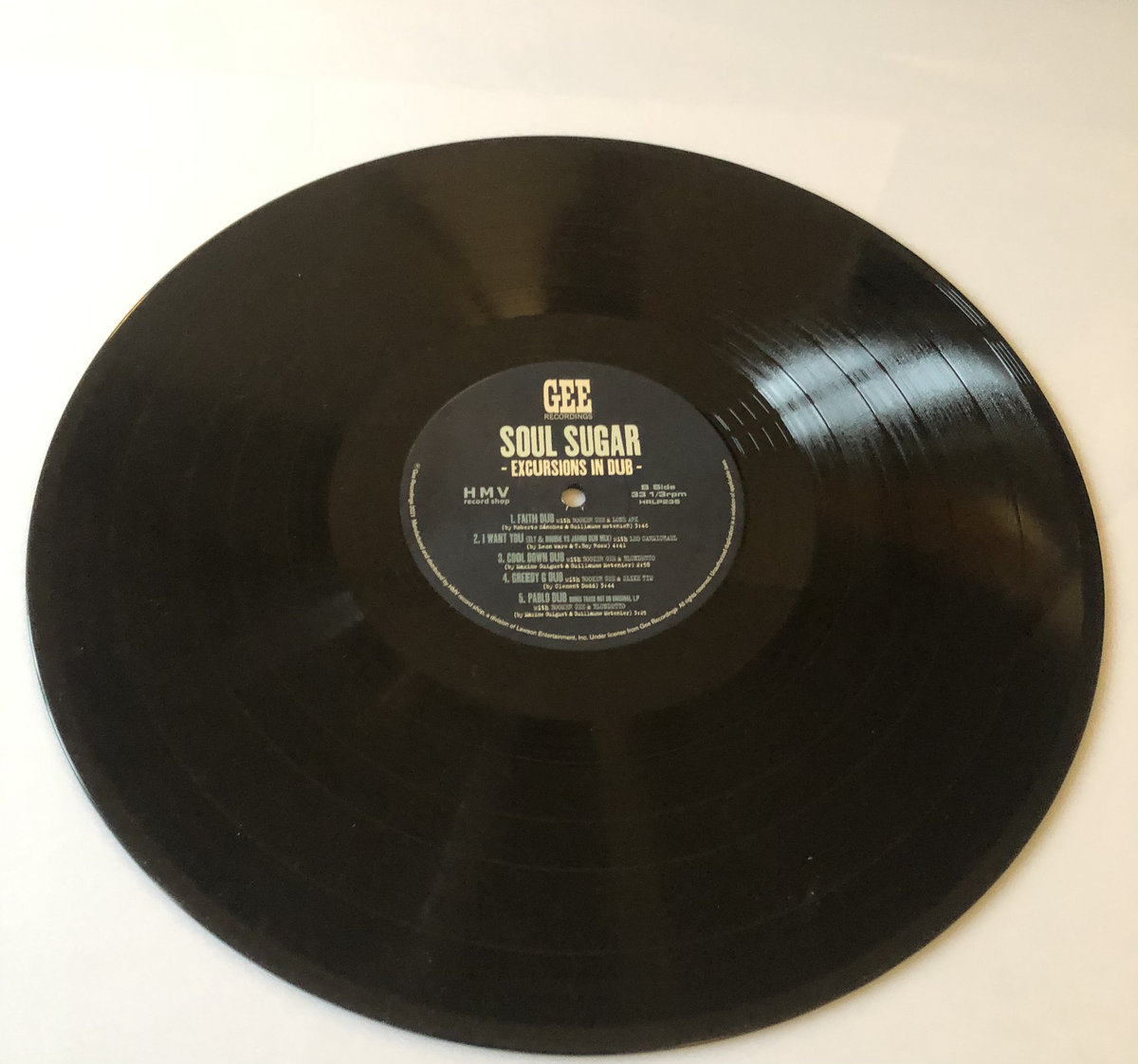 Excursions in dub | Soul Sugar | Gee Recordings