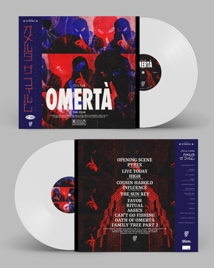 ETO & V DON - Omerta The Film Limited OBI Vloods Edition | ETO & V