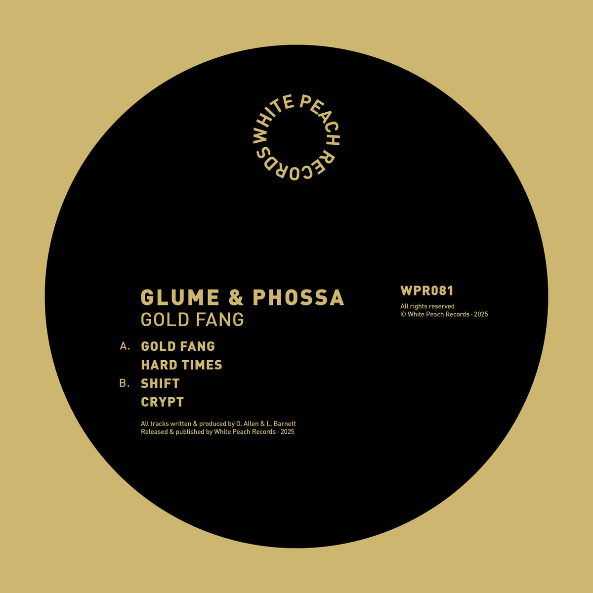 WPR081 - Gold Fang | Glume & Phossa | White Peach