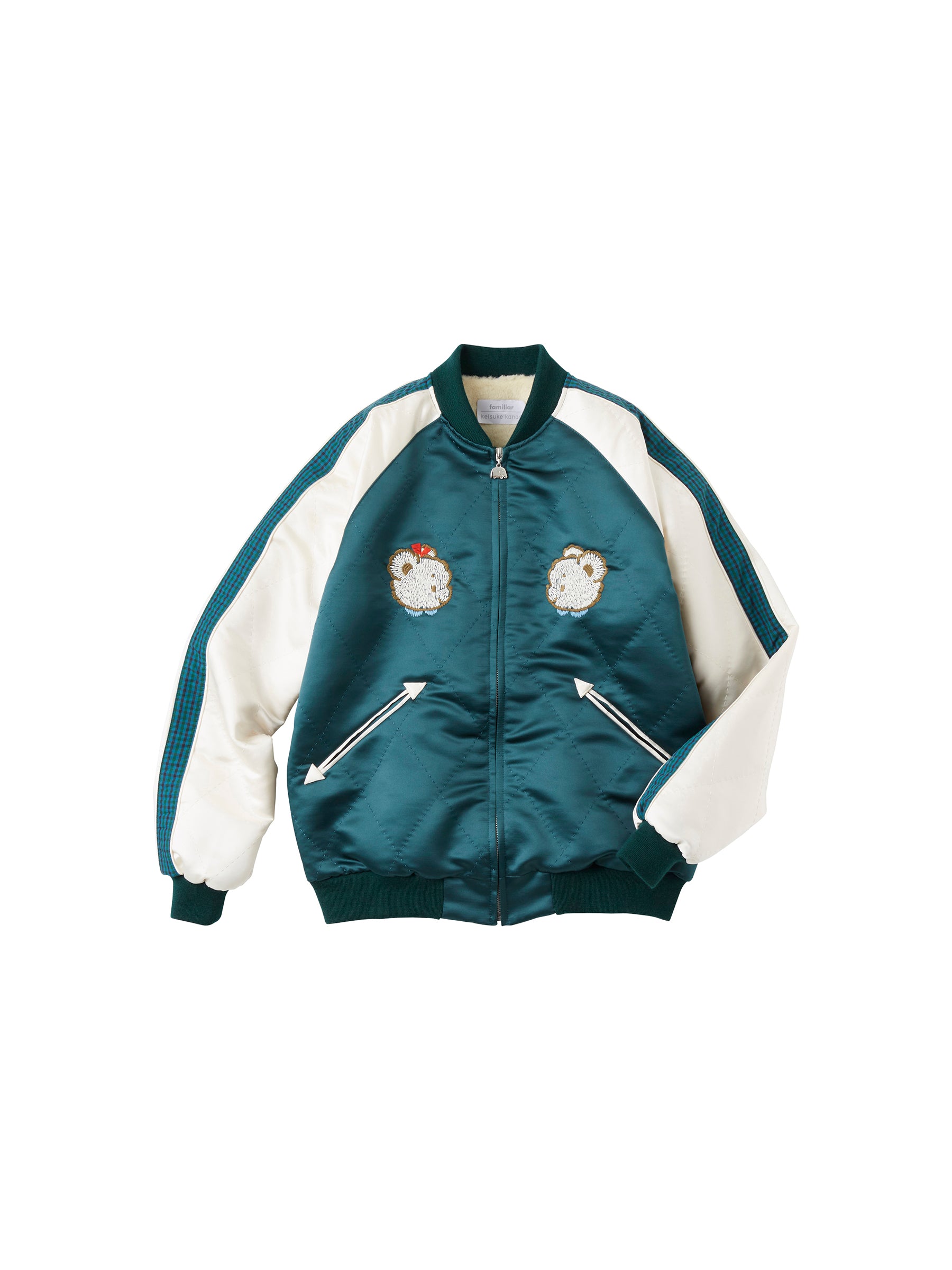 受注販売】ファミちゃんとリンゴの木のスカジャン〈keisuke kanda