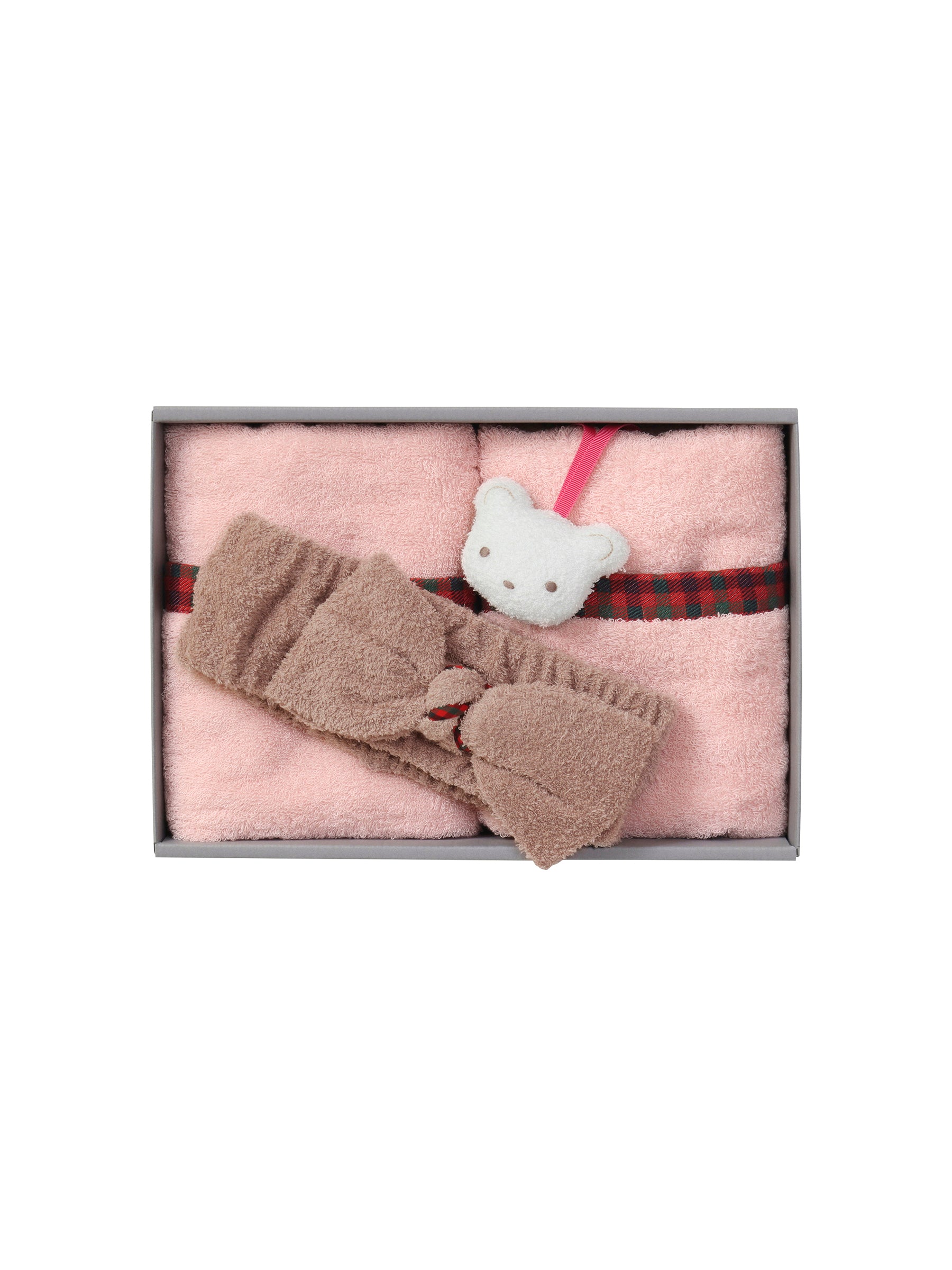 ギフトセット（フェイスタオル2枚・ヘアバンド・マスコット