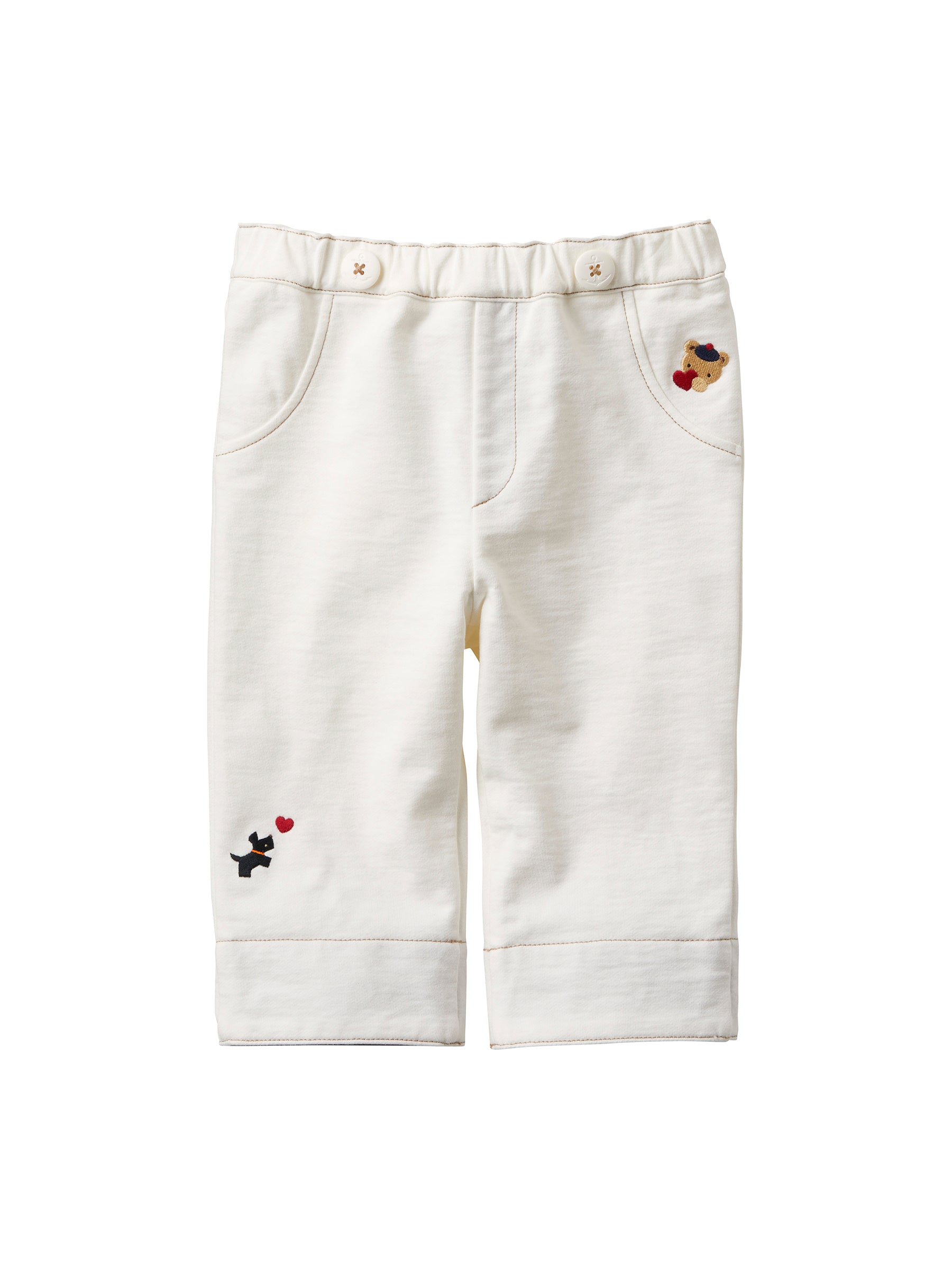 新品タグ付き ファミリア 9分丈パンツ（たすき付き） パンツ（9分丈