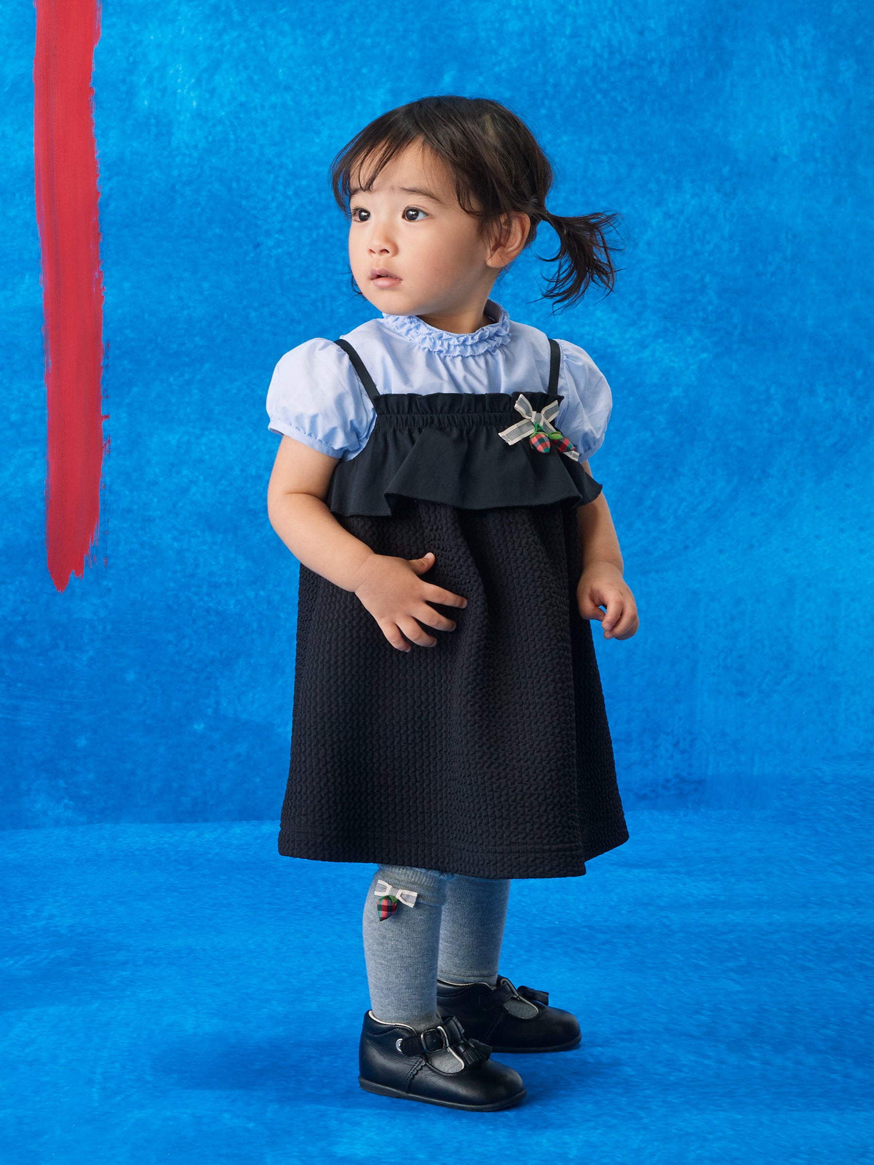 familiar familiar 90 スカート リバーシブルフリルスカート 90センチ