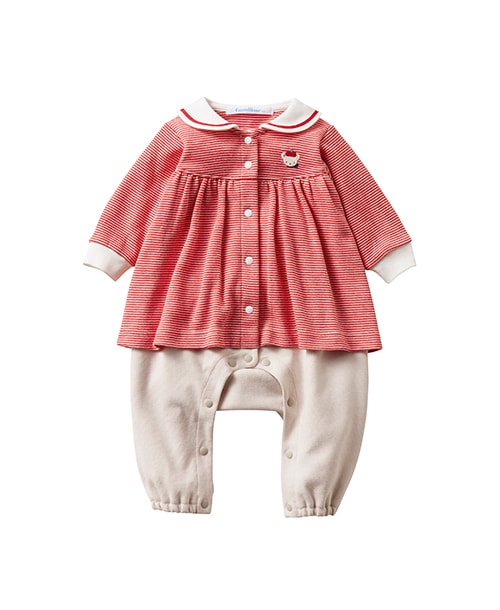 familiar カバーオール（秋冬）ピンク カバーオール（秋冬～春