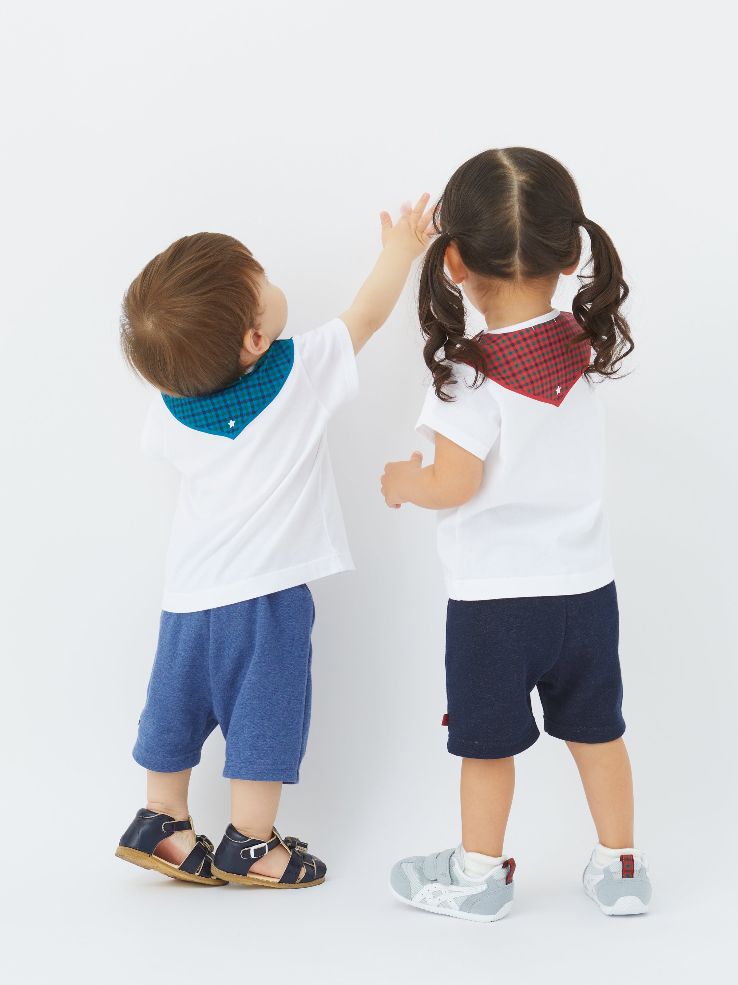 セーラーTシャツと4分丈パンツのセット｜ファミリア公式オンライン