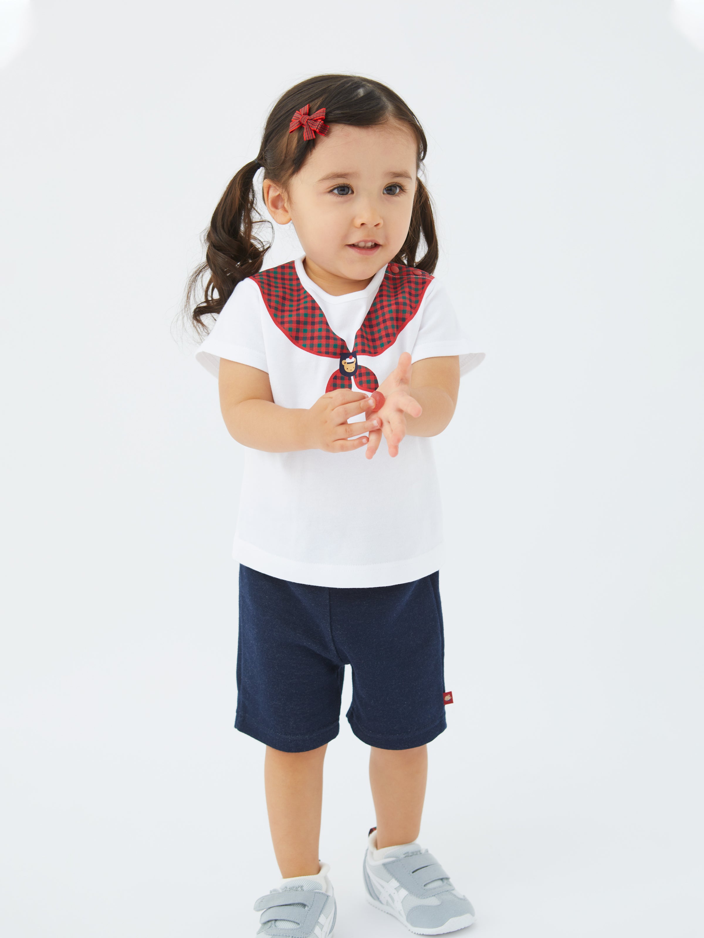 セーラーTシャツと4分丈パンツのセット｜ファミリア公式オンライン