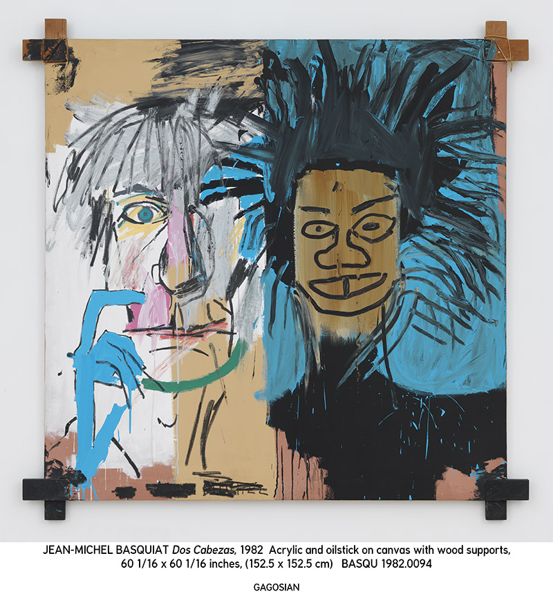 Basquiat x Warhol. Painting four hands